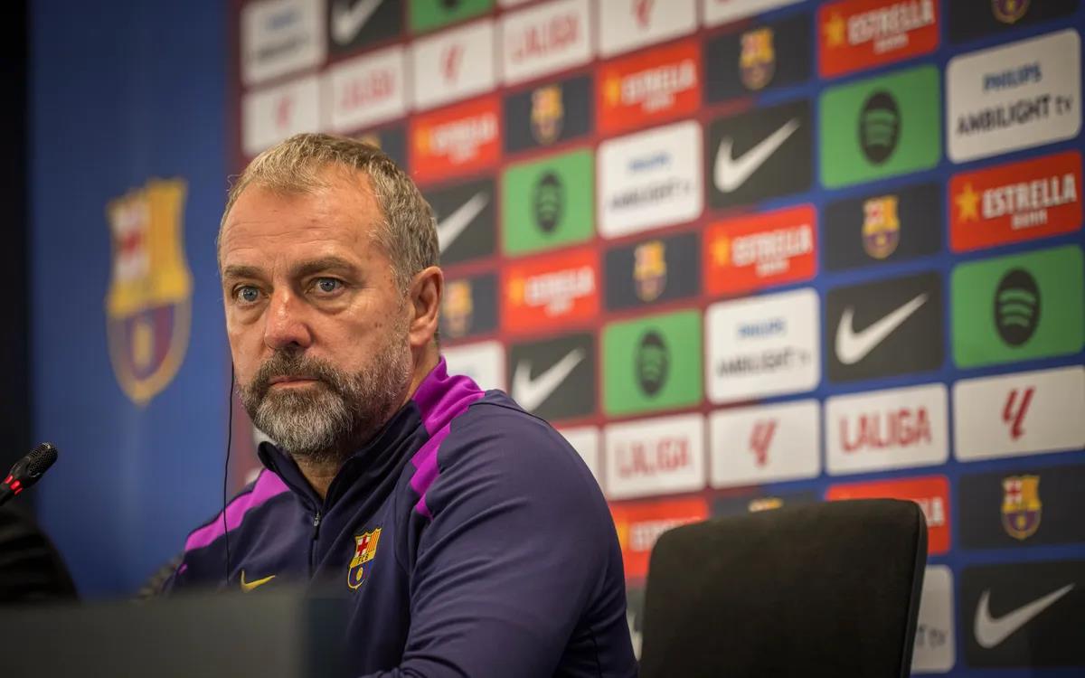 فليك يكشف موقفه من عودة ميسي ويعلّق على غياب راشفورد عن التدريبات