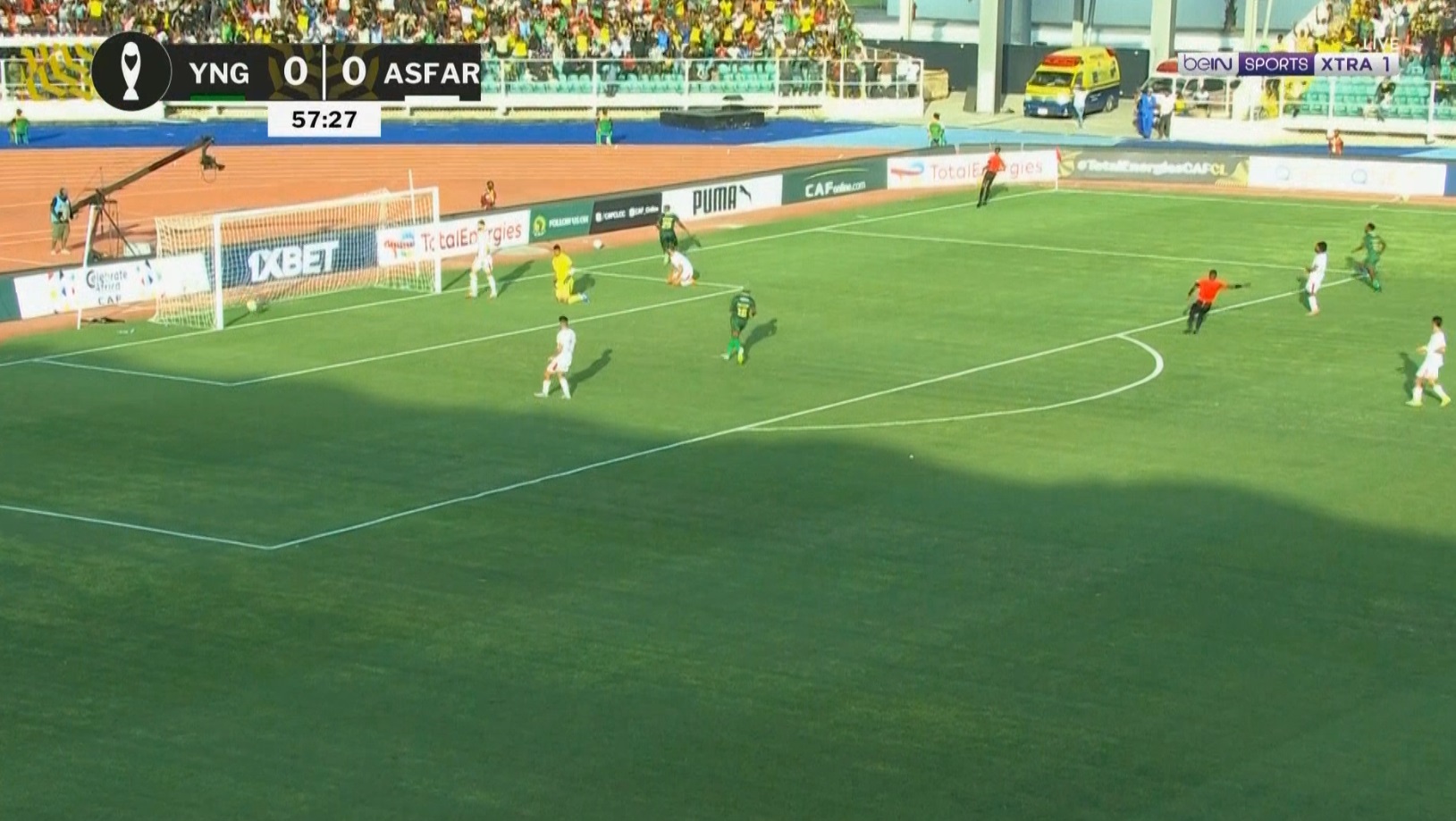 الجيش الملكي يتفوق على يانج أفريكانز بأهداف دوري أبطال إفريقيا