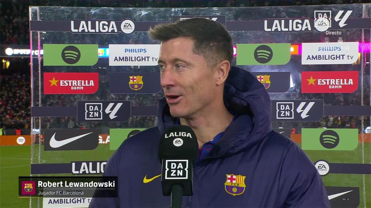 ليفاندوفسكي يؤكد قوة برشلونة والتميز في الكامب نو بعد رباعية بلباو