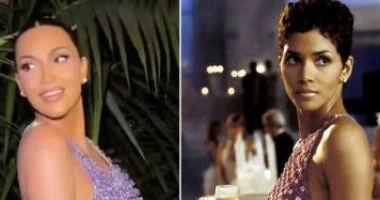 عودة الفساتين الكلاسيكية مع شريهان وكيم كاردشيان في إطلالات ساحرة