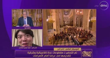 عازف البيانو العالمي لانج لانج يحقق حلمه بالعزف أمام الأهرامات في مهرجان صدى الأهرامات