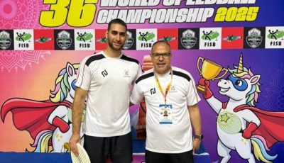 مصر تكتسح العالم فى بطولة العالم لكرة السرعة بالهند