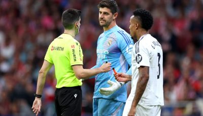 ريال مدريد يعلن تفاصيل إصابة تيبو كورتوا بعد مباراة رايو فاييكانو