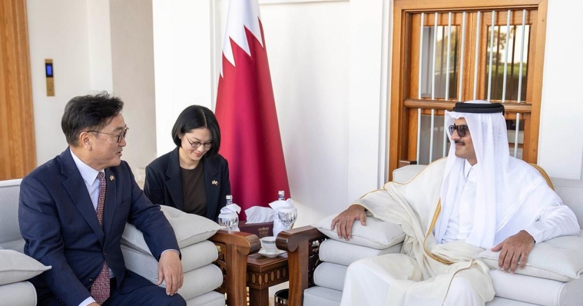 سمو الأمير في كوريا يستقبل رئيس الجمعية الوطنية ويبحثان تعزيز التعاون