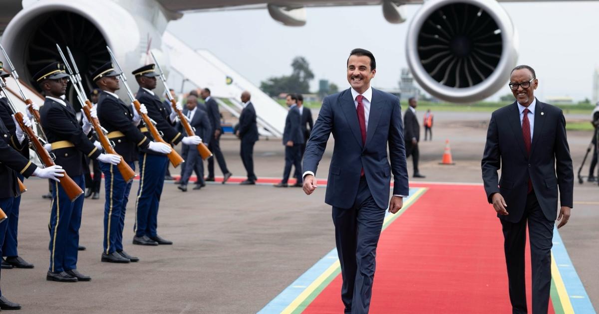 سمو الأمير يزور رواندا لتعزيز التعاون بين قطر ورواندا