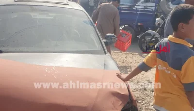 مصرع شخص وإصابة 4 آخرين في حادث سيارتين بسوهاج