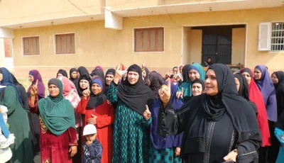 سيدات بني سويف يتصدرن المشهد الانتخابي بقرى بنى سويف لانتخابات النواب 2025 (صور)