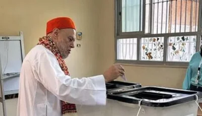 علي جمعة يدلي بصوته في انتخابات مجلس النواب بأكتوبر