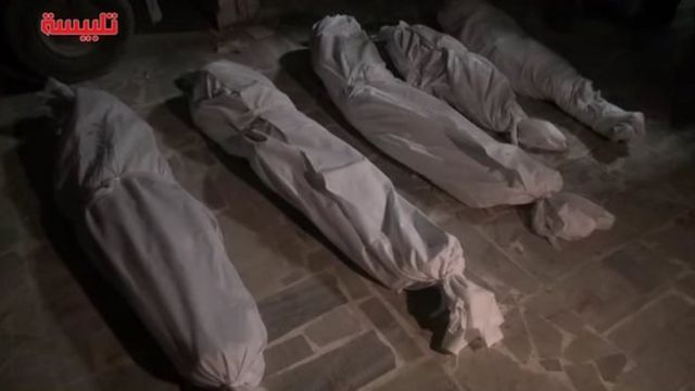 سوريا: مقتل العشرات في هجوم جوي على بلدة تلبيسة