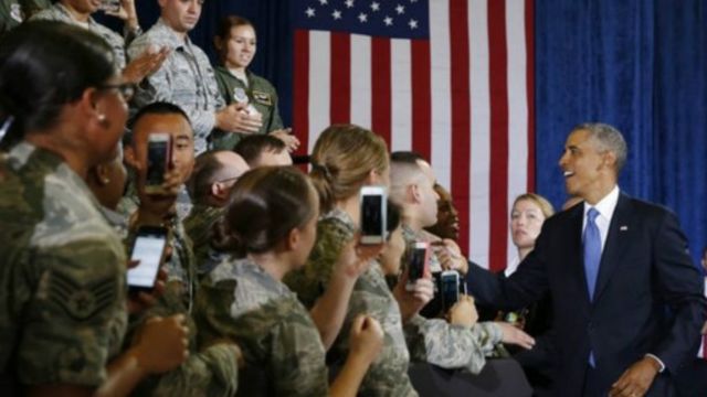 أوباما: الجيش الامريكي لن يخوض مهاما قتالية برية ضد “الدولة الاسلامية” في العراق