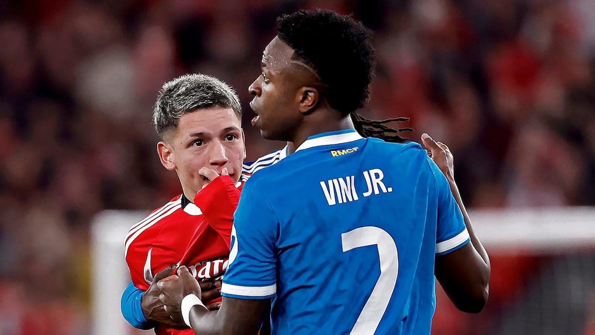 يويفا يتخذ قرارًا تاريخيًا تجاه لاعب بنفيكا بعد إساءته العنصرية لفينيسيوس جونيور