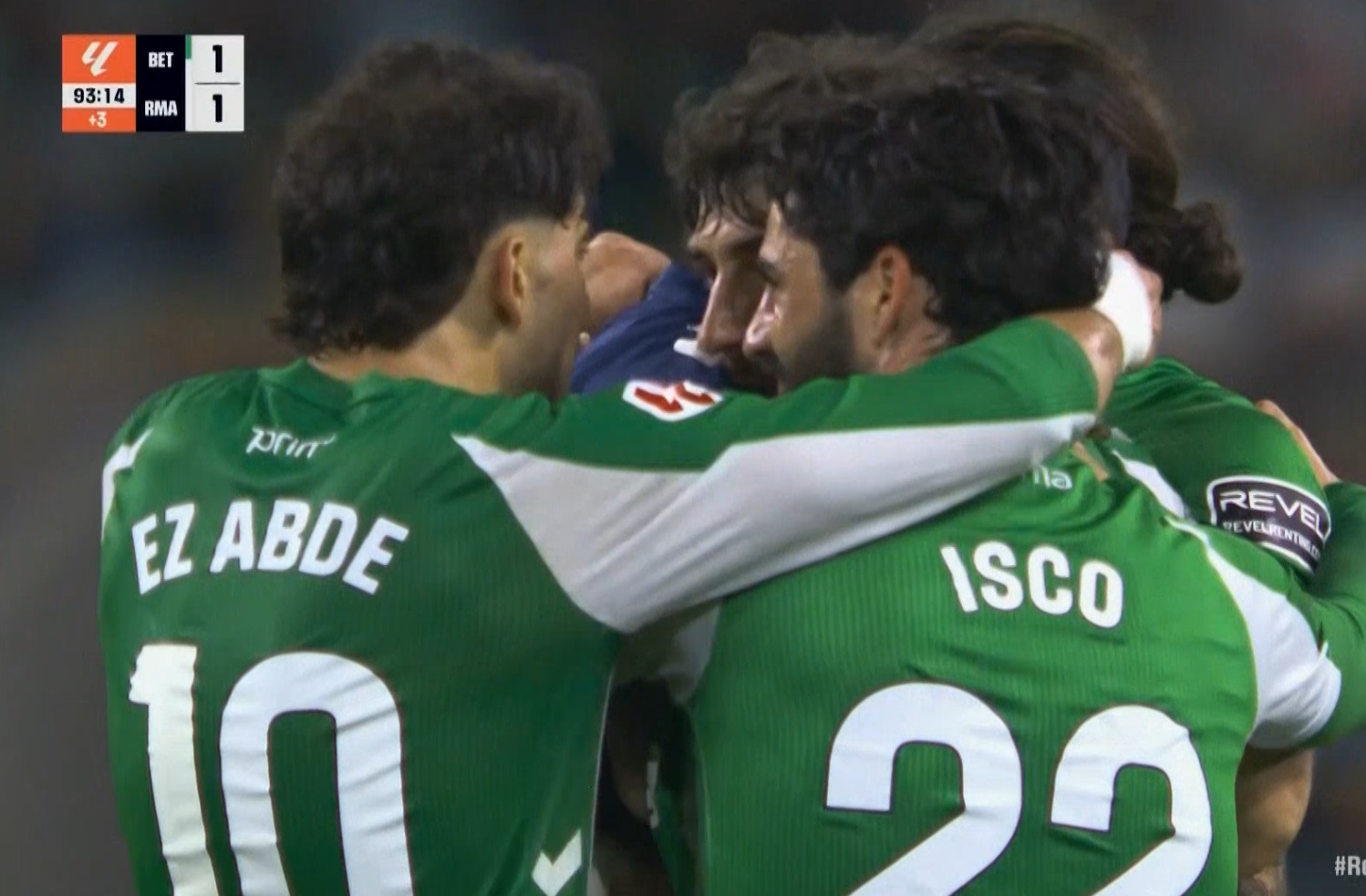 هدف تعادل ريال بيتيس القاتل مع ريال مدريد (1-1) الدوري الاسباني