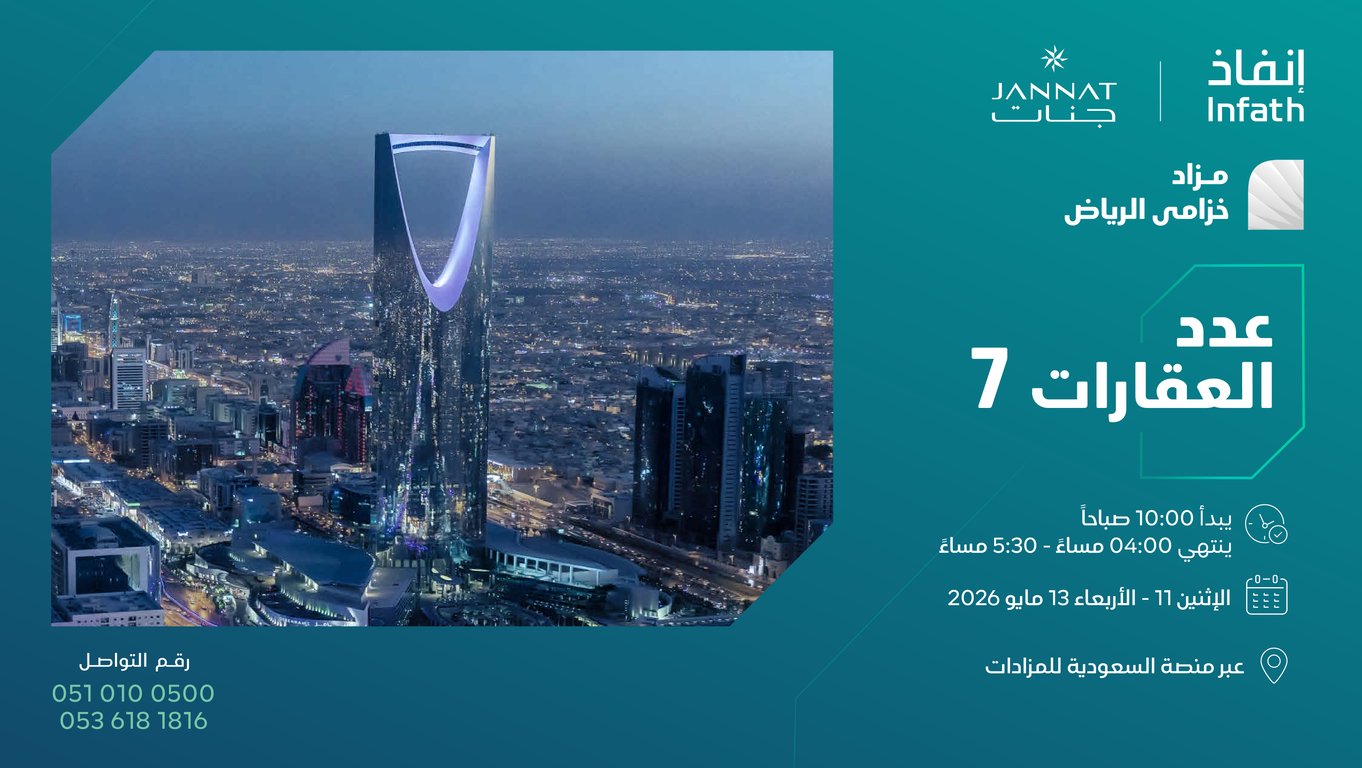مزاد خزامى الرياض يطرح فرصًا عقارية واعدة في مايو 2026 — سبق