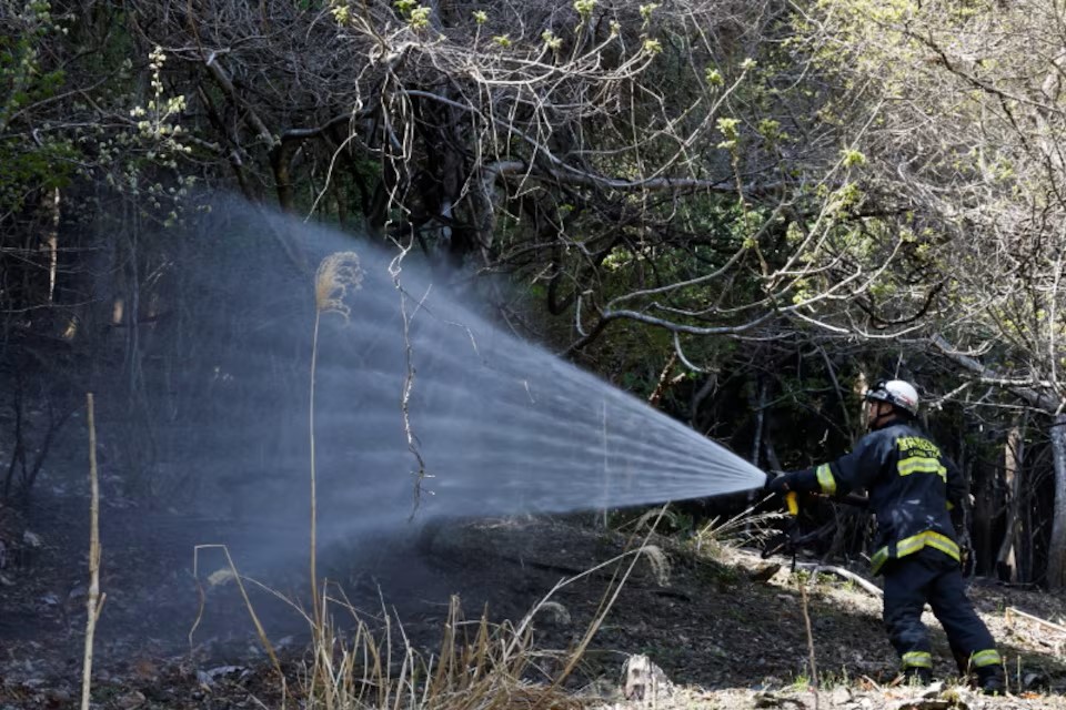 اليابان تنشر 1400 إطفائي وقوات دفاع ذاتي لاحتواء حرائق غابات تهدد بلدة أوتسوتشي الساحلية