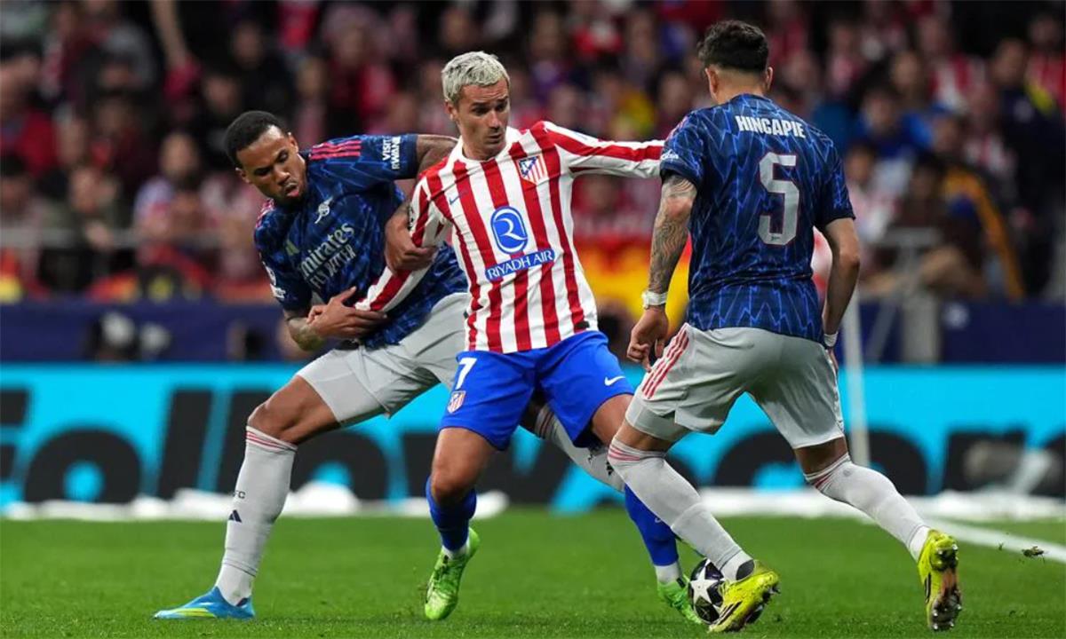 موعد مباراة العودة بين آرسنال وأتلتيكو مدريد في دوري أبطال أوروبا