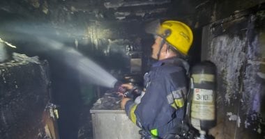 السيطرة على حريق داخل مخزن أدوات منزلية فى منطقة مؤسسة الزكاة بالمرج