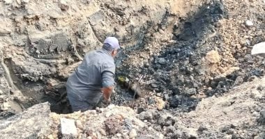 كسر ماسورة مياه رئيسية بقرية زهران فى كفر الشيخ.. والمحافظ يوجه بسرعة التعامل