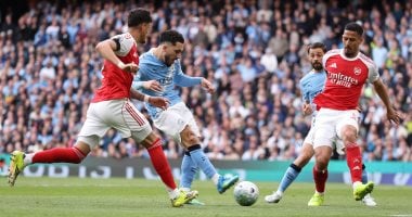 مان سيتي ضد آرسنال.. تعادل مثير 1-1 ينهى الشوط الأول بقمة البريميرليج