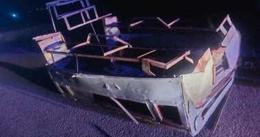 إصابة 12 شخصا في انقلاب سيارة ربع نقل على الطريق الدولي بكفر الشيخ