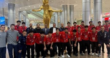 خالد فتحى يستقبل أبطال برونزية البحر المتوسط لكرة اليد