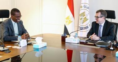 وزير التخطيط يبحث مع ممثلي البنك الإفريقي للتنمية سبل تعزيز التعاون
