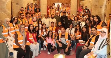 دير العذراء بجبل الطير يستقبل شباب مبادرة كن صانع سلام لإحياء مسار العائلة المقدسة