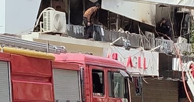 نشوب حريق داخل كافيه فى شارع طلبة عريضة بالزقازيق
