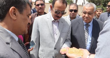 محافظ سوهاج يتفقد حصاد محصول القمح.. ويؤكد: استلام 8431 طنا