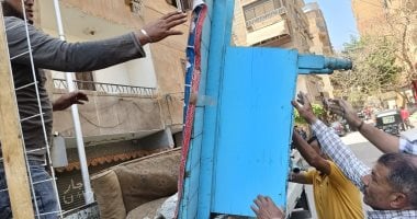 حملات مكثفة بالطالبية لرفع الإشغالات وتحسين مستوى النظافة بالشوارع.. صور