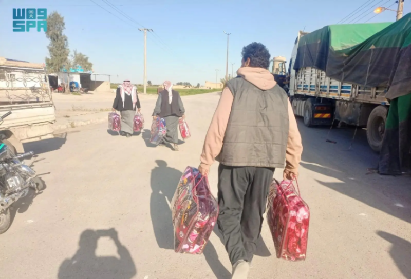 “سلمان للإغاثة” يوزّع 500 بطانية في محافظة دير الزور بسوريا