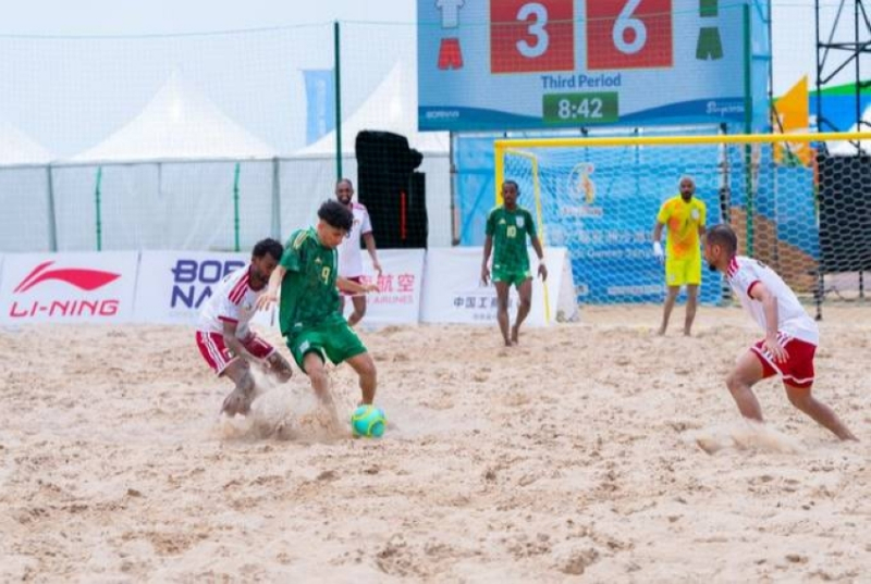 خضر الشاطئية يتأهل إلى نصف نهائي الألعاب الآسيوية الشاطئية