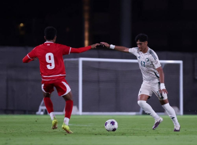 الأخضر تحت 17 يتغلب على إندونيسيا استعداداً لكأس آسيا