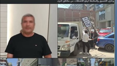 الداخلية تزيل إشغالات محل تسببت في أزمة بالقليوبية