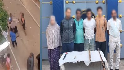 بسبب لهو الأطفال.. مشاجرة بالأسلحة البيضاء والشوم بين أسرتين في بني سويف