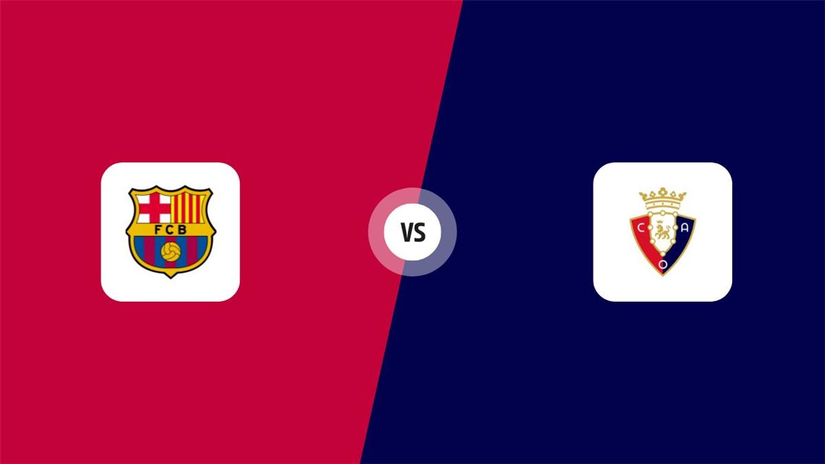 القناة الناقلة لمباراة برشلونة وأوساسونا اليوم في الدوري الإسباني