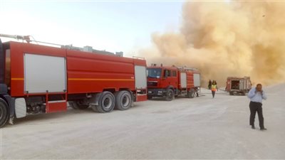 السيطرة على حريق خلف مسجد فاطمة الشربتلي بالقاهرة الجديدة