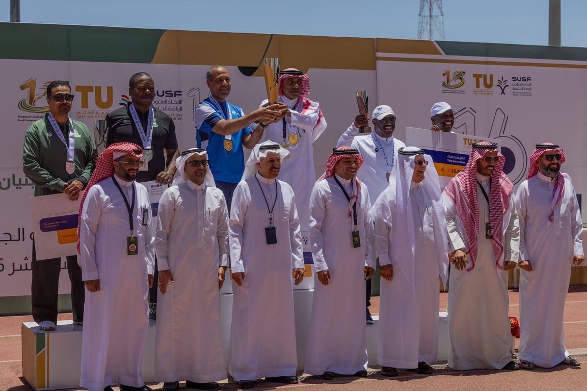 جامعة الإمام عبدالرحمن بن فيصل تتصدر قوى الجامعات بـ199 نقطة في بطولة الاتحاد السعودي