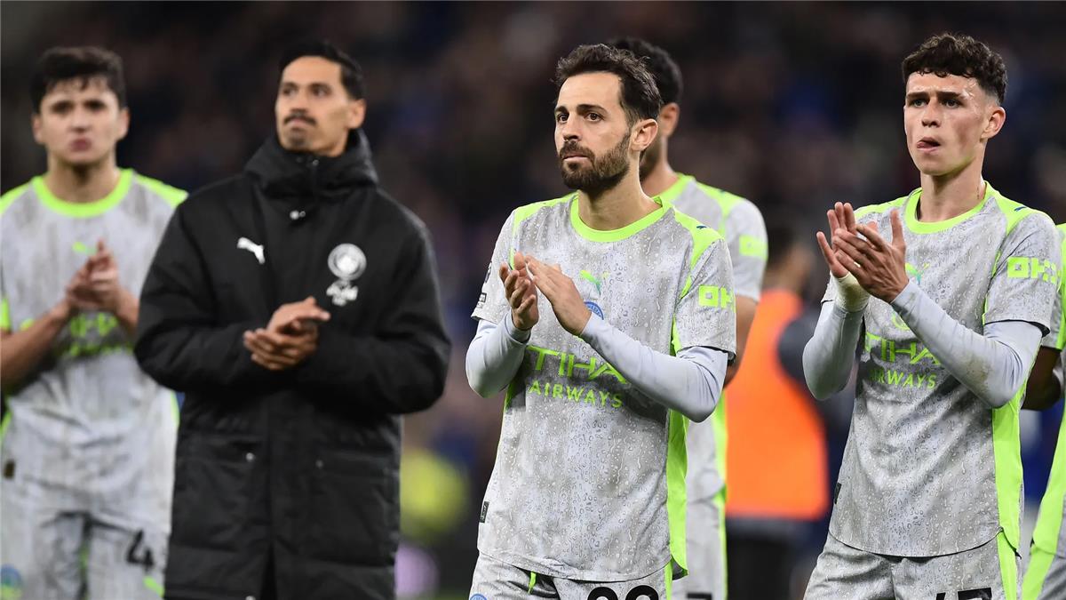 مباريات مانشستر سيتي المتبقية في الدوري الإنجليزي بعد التعادل مع إيفرتون