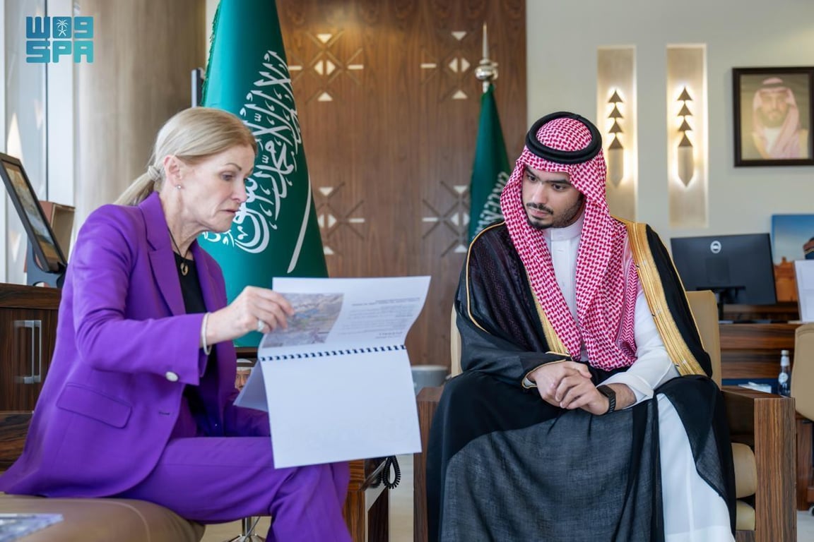 محافظ الدرعية يبحث مع الرئيس التنفيذي للمسار الرياضي تعزيز التكامل الحضري وجودة الحياة