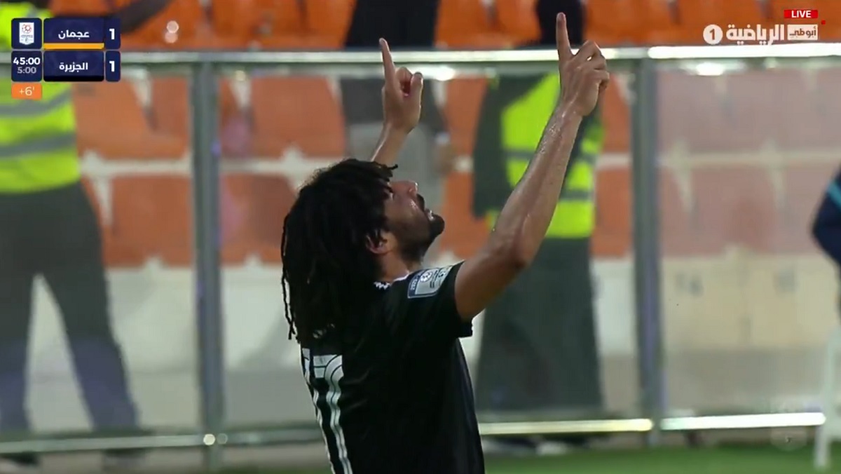 هدف محمد النني في مرمي عجمان بالدوري الامااراتي