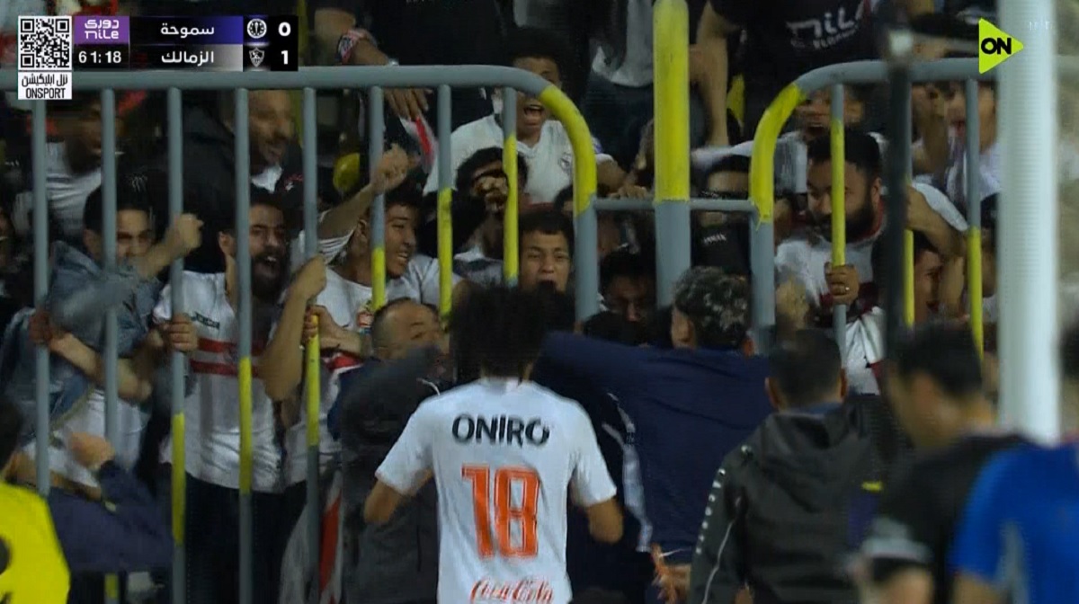 اهداف مباراة الزمالك وسموحة في الدوري المصري