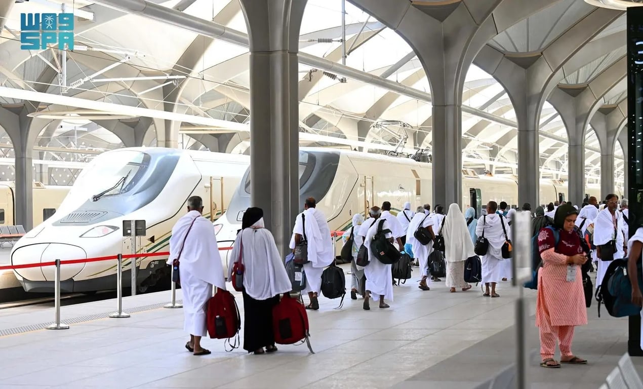 قطار الحرمين السريع بالمدينة المنورة.. تكامل لوجستي وتقنيات عالمية لخدمة ضيوف الرحمن