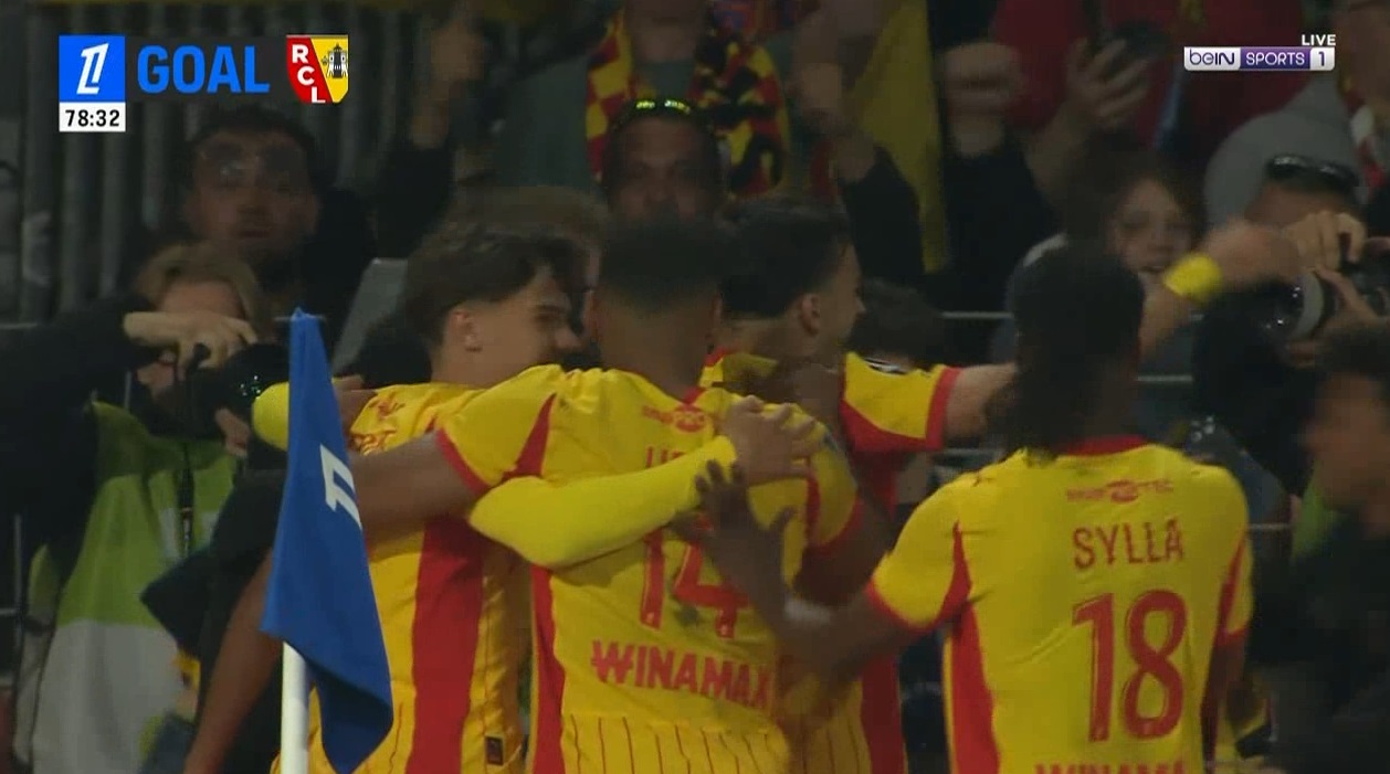 هدف فوز لينس علي نانت (1-0) الدوري الفرنسي