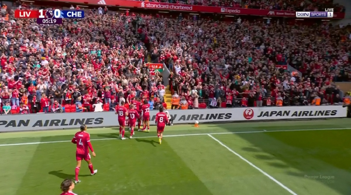 اهداف مباراة ليفربول وتشيلسي في الدوري الانجليزي