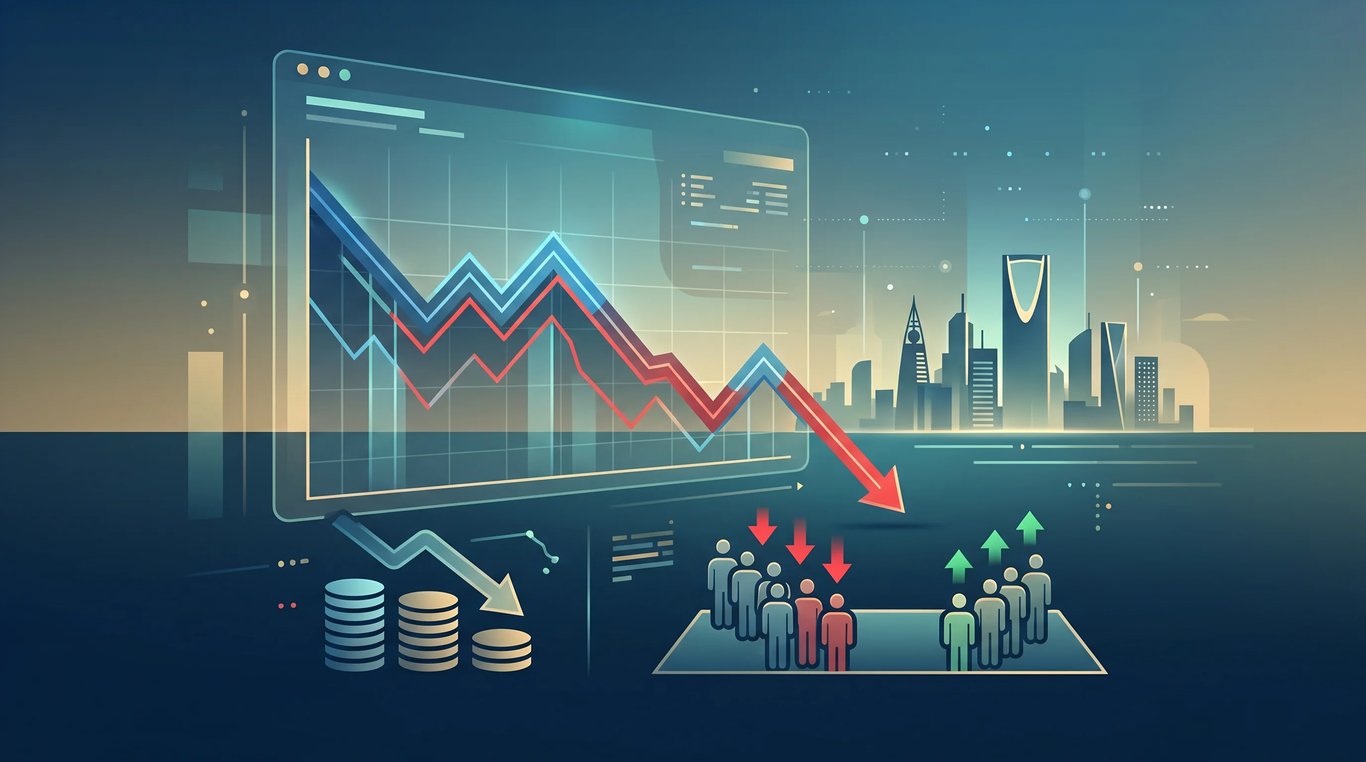 مؤشر الأسهم السعودية يغلق متراجعًا عند 11020 نقطة بتداولات 5.5 مليارات ريال