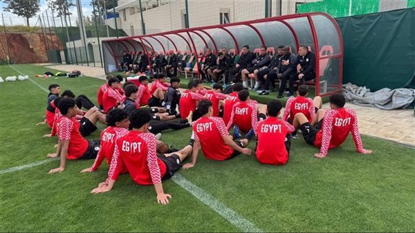 منتخب الناشئين يستعد لمواجهة تونس بجلسة تحفيزية مميزة