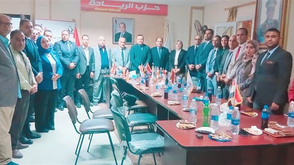 حزب الريادة يستضيف وفد تنسيقية الشباب لمناقشة قانون الإدارة المحلية