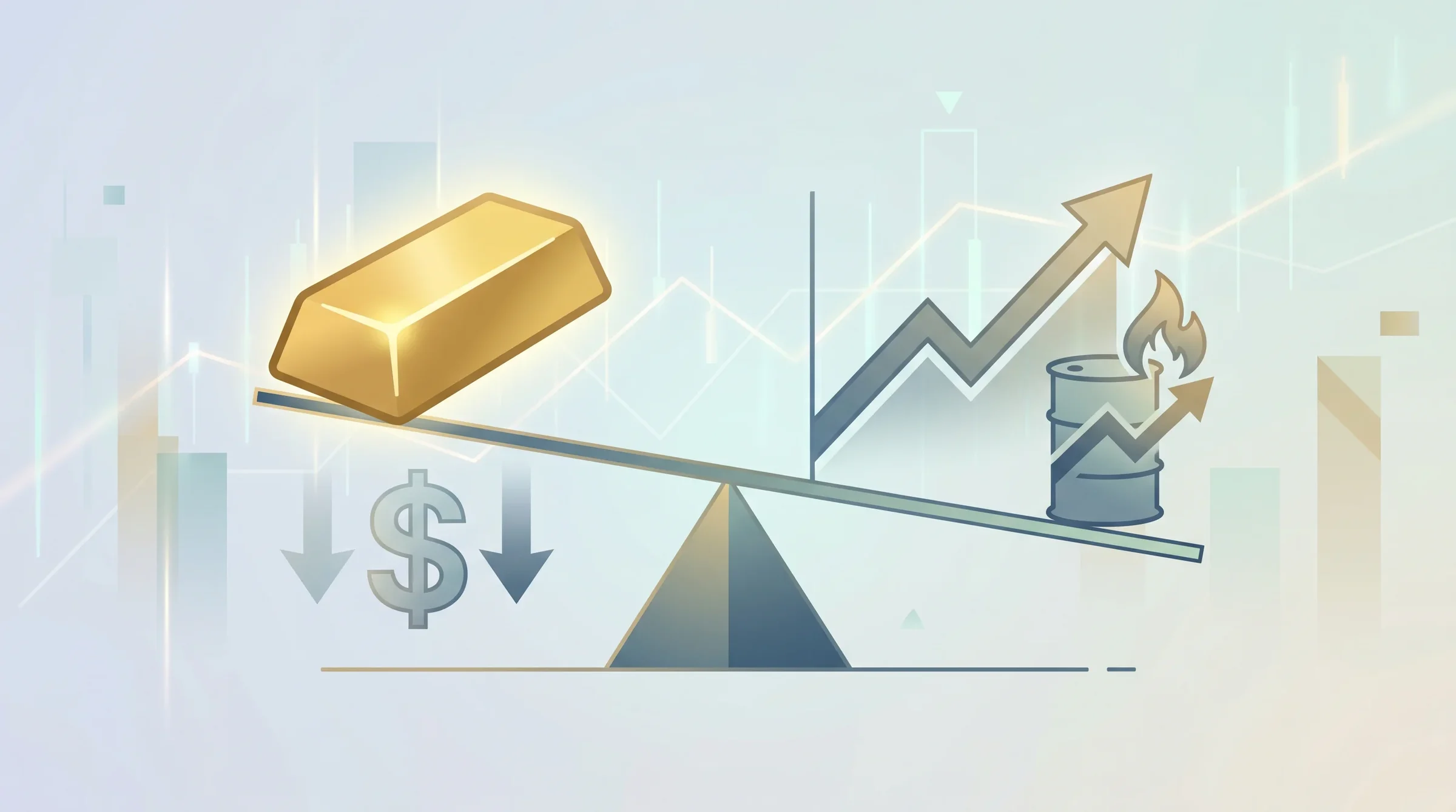 استقرار أسعار الذهب عالميًا مدعومة بضعف الدولار رغم صعود عوائد السندات ومخاوف التضخم