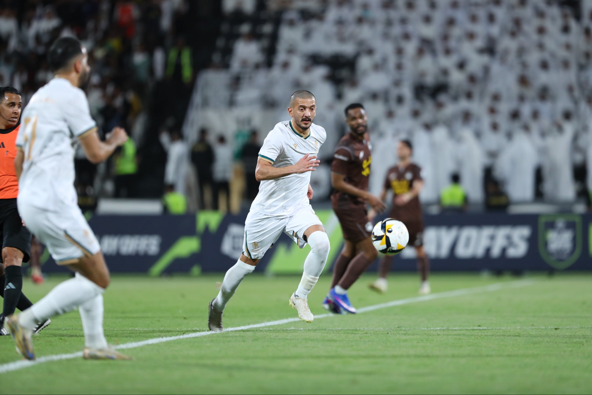 "الدرعية" يكتسح "الجبلين" بثلاثية ويبلغ نهائي "بلاي أوف" الصعود لدوري روشن