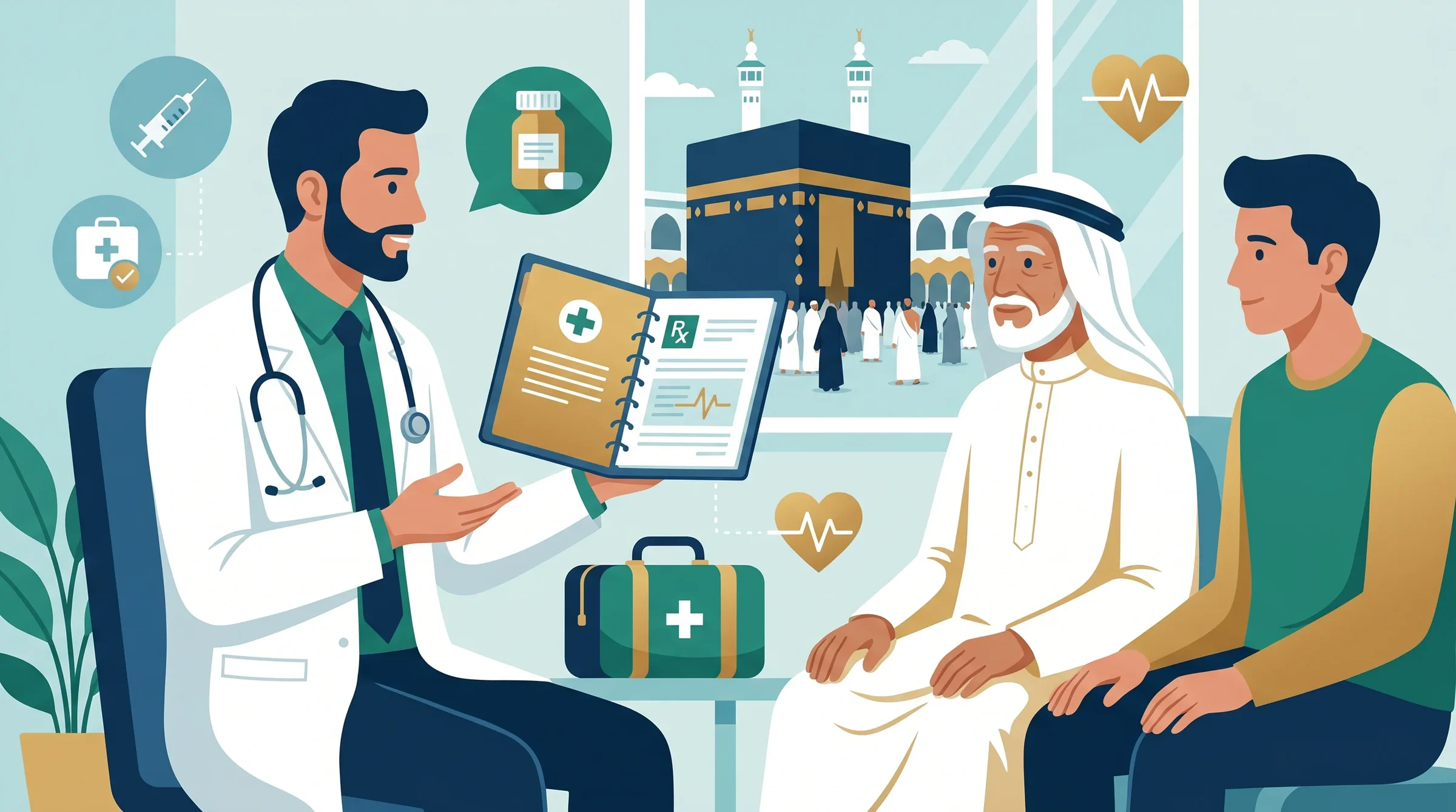 “الصحة” لمرضى الأمراض المزمنة: استكملوا التطعيمات واحملوا تقاريركم الطبية قبل الحج